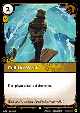 Cull the Weak - Origins (Common) [OGN-209] Immagine principale del prodotto