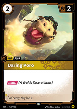 Daring Poro - Origins (Common) [OGN-210] Hoofdafbeelding