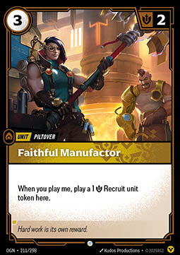 Faithful Manufactor - Origins (Common) [OGN-211] Image principale du produit
