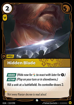 Hidden Blade - Origins (Common) [OGN-213] Hauptbild