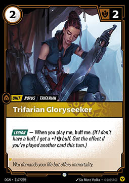 Trifarian Gloryseeker - Origins (Common) [OGN-217] Imagen principal del producto