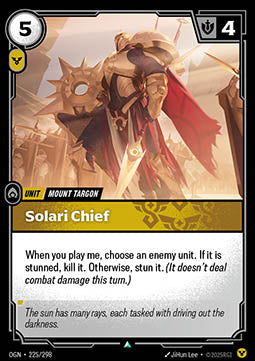 Solari Chief - Origins (Uncommon) [OGN-225] Immagine principale del prodotto