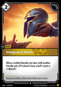 Vanguard Helm - Origins (Uncommon) [OGN-228] Imagen principal del producto