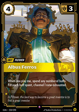 Albus Ferros - Origins (Rare) [OGN-230] Immagine principale del prodotto