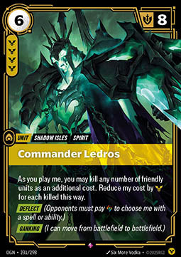 Commander Ledros - Origins (Rare) [OGN-231] Image principale du produit