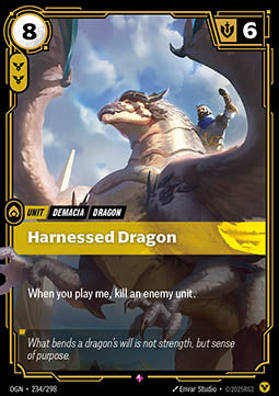 Harnessed Dragon - Origins (Rare) [OGN-234] Image principale du produit