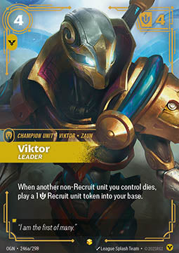 Viktor, Leader (V.2 - Showcase) - Origins (Showcase) [OGN-246a] Image principale du produit