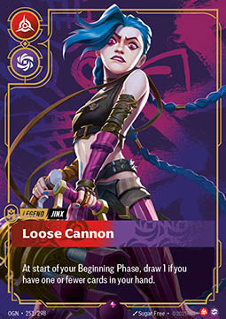 Jinx, Loose Cannon (V.1 - Rare) - Origins (Rare) [OGN-251] Main image