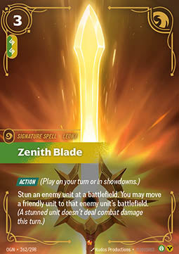 Zenith Blade - Origins (Epic) [OGN-262] Image principale du produit