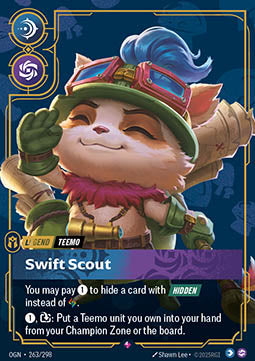 Teemo, Swift Scout (V.1 - Rare) - Origins (Rare) [OGN-263] Main image