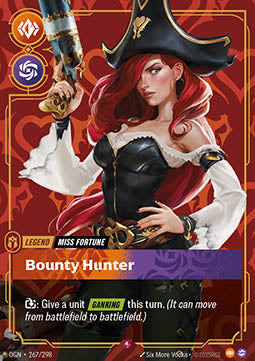 Miss Fortune, Bounty Hunter (V.1 - Rare) - Origins (Rare) [OGN-267] Main image