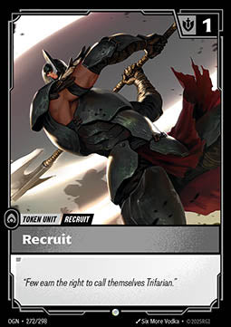 Recruit (V.2 - Common) - Origins (Common) [OGN-272] Immagine principale del prodotto