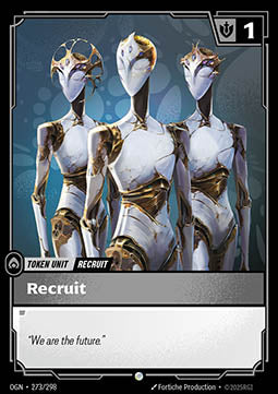 Recruit (V.3 - Common) - Origins (Common) [OGN-273] Hoofdafbeelding