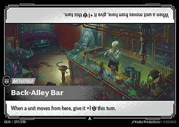 Back-Alley Bar - Origins (Uncommon) [OGN-277] Imagen principal del producto