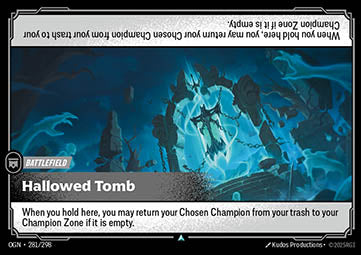 Hallowed Tomb - Origins (Uncommon) [OGN-281] Image principale du produit