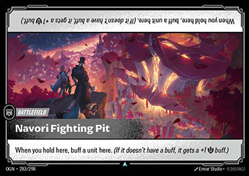 Navori Fighting Pit - Origins (Uncommon) [OGN-283] Imagen principal del producto
