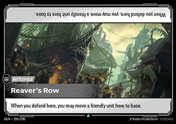 Reaver's Row - Origins (Uncommon) [OGN-285] Imagen principal del producto