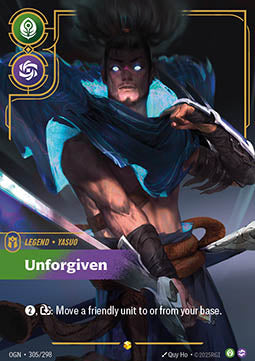 Yasuo, Unforgiven (V.2 - Showcase) - Origins (Showcase) [OGN-305]