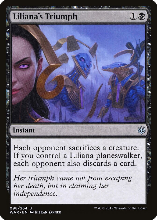 Liliana's Triumph - War of the Spark (Uncommon) [WAR-98]