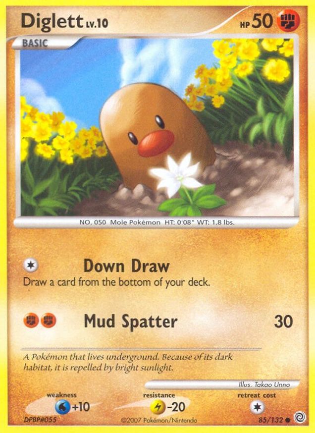 Pokémon-kaart Diglett 85/132 Common uit de set Secret Wonders Imagen principal del producto