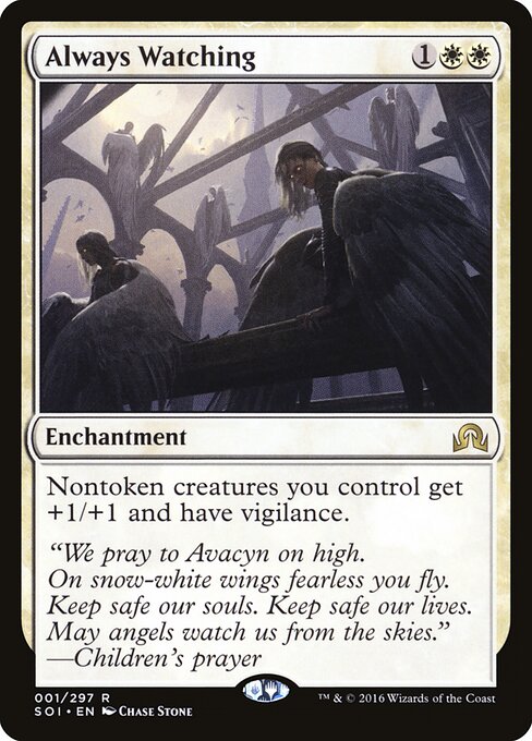 Always Watching – Shadows over Innistrad (SOI-1) Magic: The Gathering card Image principale du produit