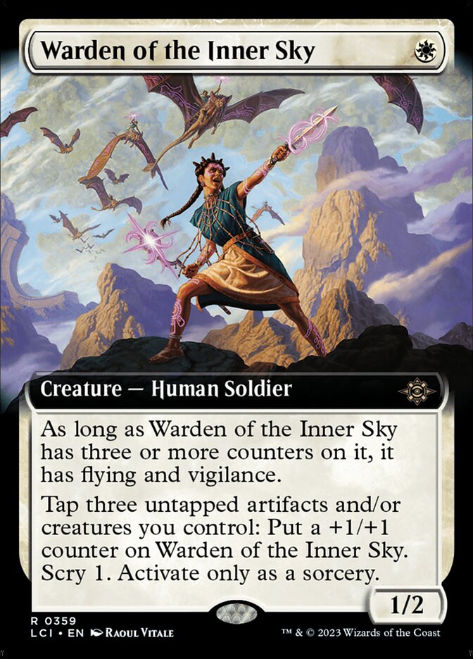 Magic-kaart Warden of the Inner Sky LCI-359 uit The Lost Caverns of Ixalan (Rare)