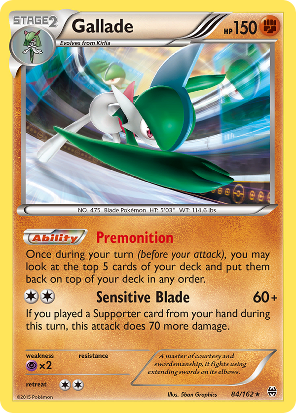 Gallade – BREAKthrough 84 – Pokémon TCG single card