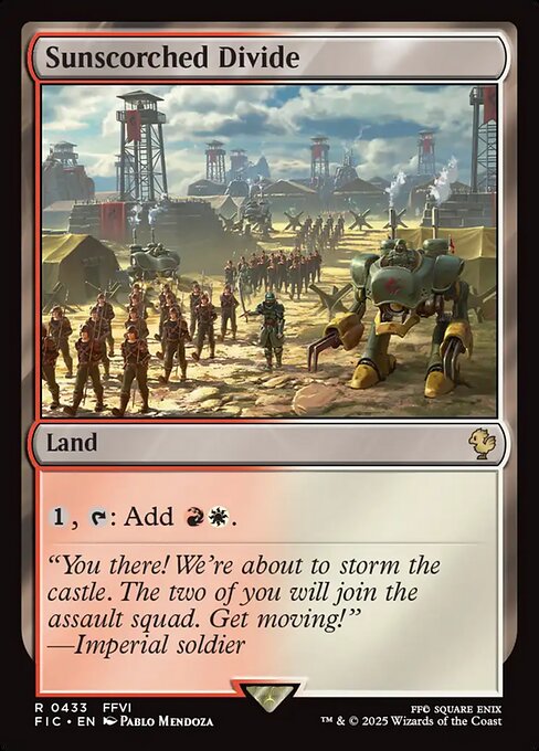 Sunscorched Divide – Final Fantasy Commander (FIC-433) Magic: The Gathering card | LC-REM-20260804-15339675582796-84b648e4-d9c2-426f-8b2a-ef88e9eb25ac