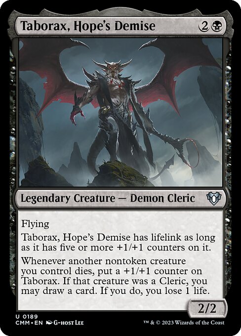 Taborax, Hope's Demise – Commander Masters (CMM-189) Magic: The Gathering card