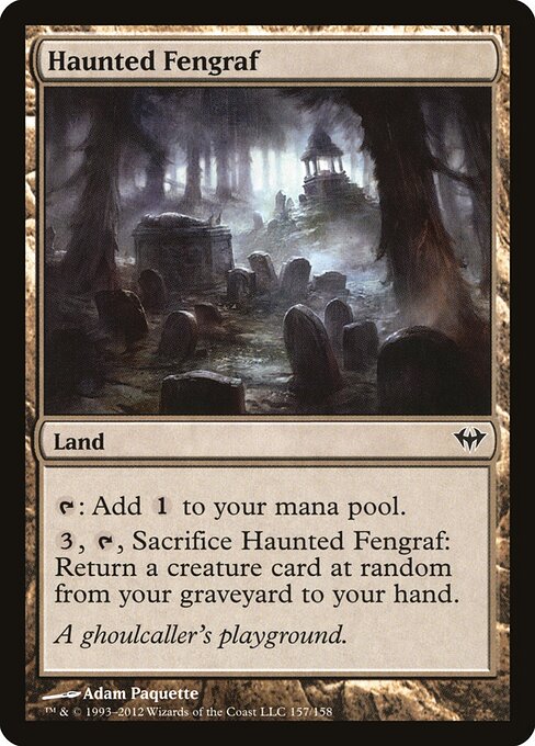 Haunted Fengraf – Dark Ascension (DKA-157) Magic: The Gathering card Imagen principal del producto