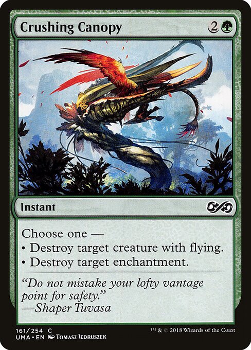 Crushing Canopy – Ultimate Masters (UMA-161) Magic: The Gathering card | LC-REM-20260804-15609029951820-84c2b20b-6255-450d-a848-f7aaf0d80721