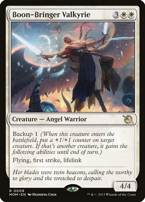 Boon-Bringer Valkyrie – March of the Machine (MOM-9) Magic: The Gathering card