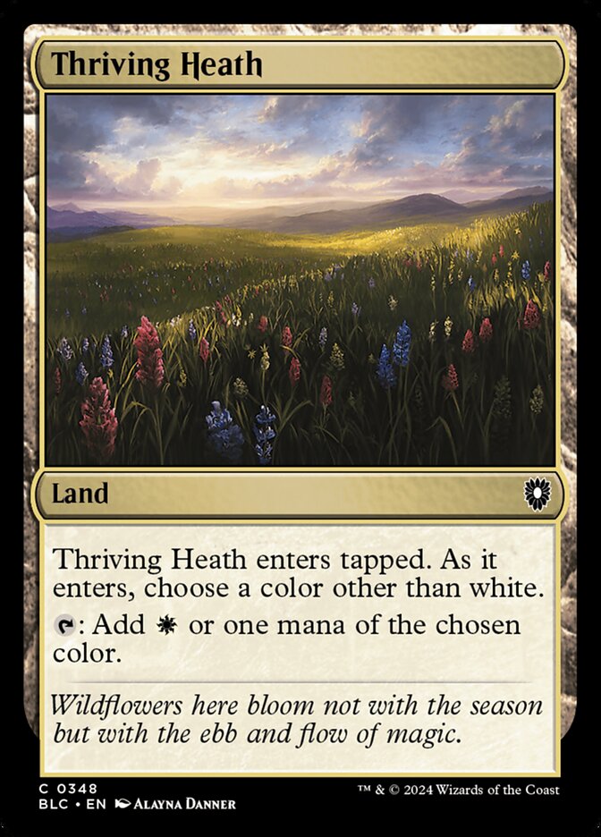 Thriving Heath - Commander: Bloomburrow (Common) [BLC-348]