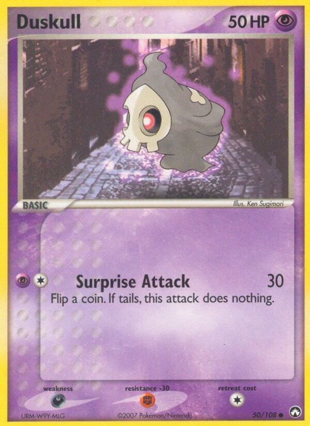 Pokémon-kaart Duskull 50/108 Common uit de set EX Power Keepers Main image