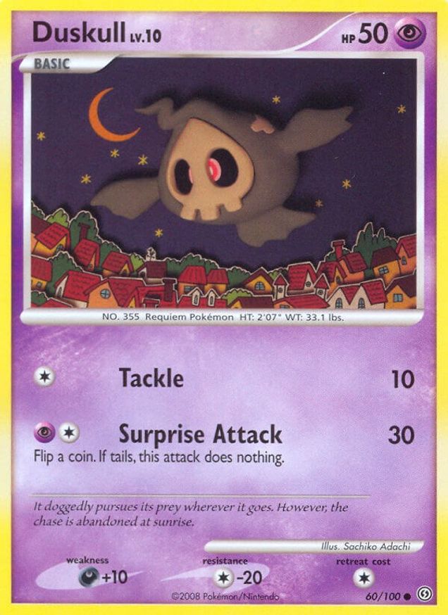 Pokémon-kaart Duskull 60/100 Common uit de set Stormfront Hauptbild