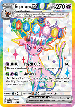 Espeon ex - SV Black Star Promos (Promo) [SVP-175] Immagine principale del prodotto