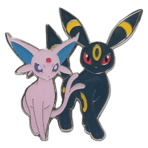 Prismatic Evolutions Premium Figure Collection: Espeon & Umbreon Pin - Prismatic Evolutions Immagine principale del prodotto