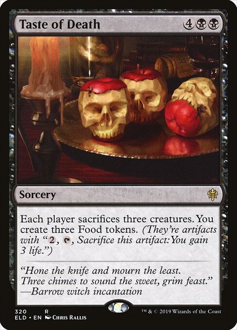 Taste of Death – Throne of Eldraine (ELD-320) Magic: The Gathering card | LC-REM-20260804-15151057240396-851066e5-d5f2-4e53-8b88-487441a77548 Hauptbild