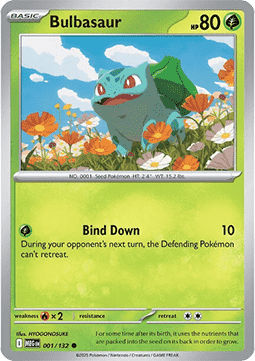 Bulbasaur - Mega Evolution (Common) [MEG-001] Imagen principal del producto