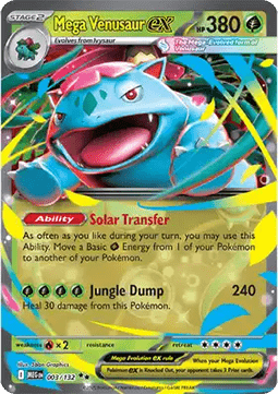Mega Venusaur ex - Mega Evolution (Double Rare) [MEG-003] Imagen principal del producto