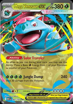 Mega Venusaur ex - Mega Evolution (Double Rare) [MEG-003] Hover Image