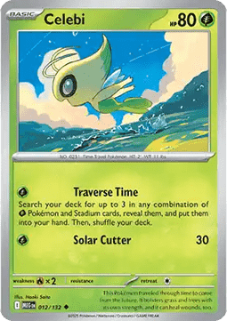 Celebi - Mega Evolution (Uncommon) [MEG-012] Imagen principal del producto
