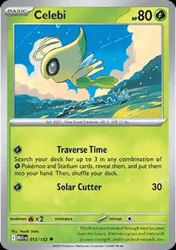 Celebi - Mega Evolution (Uncommon) [MEG-012] Hover Image