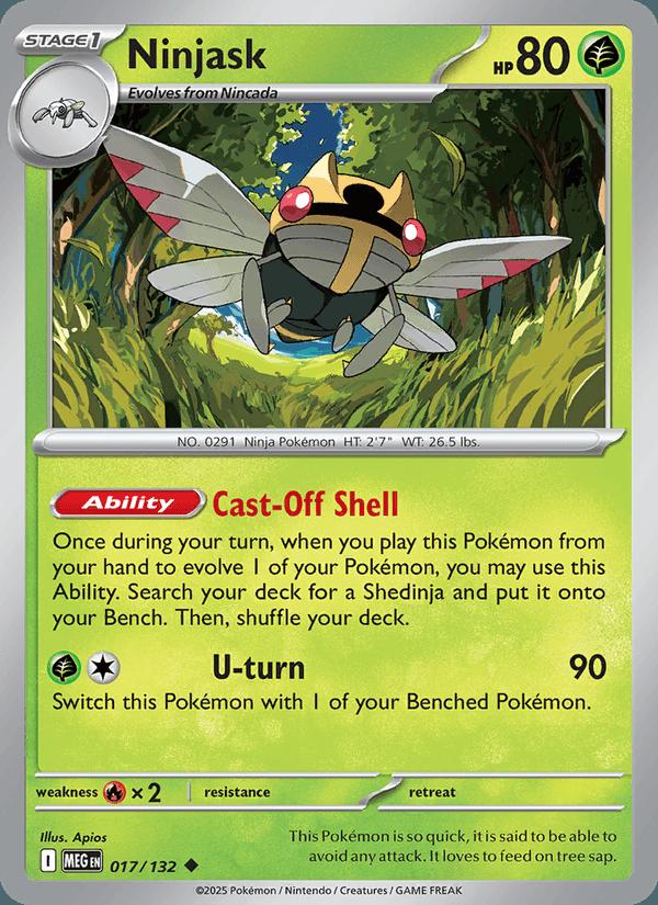 Ninjask - Mega Evolution (Uncommon) [MEG-017] Hauptbild
