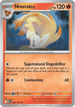 Ninetales - Mega Evolution (Uncommon) [MEG-020] Immagine principale del prodotto