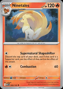 Ninetales - Mega Evolution (Uncommon) [MEG-020] Hover Image