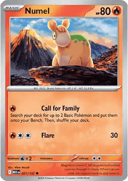 Numel - Mega Evolution (Common) [MEG-021] Imagen principal del producto