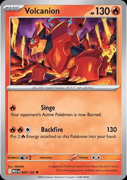 Volcanion - Mega Evolution (Uncommon) [MEG-025] Hover Image