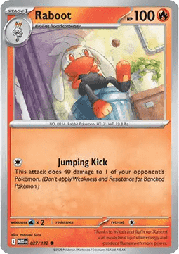 Raboot - Mega Evolution (Common) [MEG-027] Imagen principal del producto
