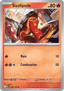 Sizzlipede - Mega Evolution (Common) [MEG-029] Immagine principale del prodotto